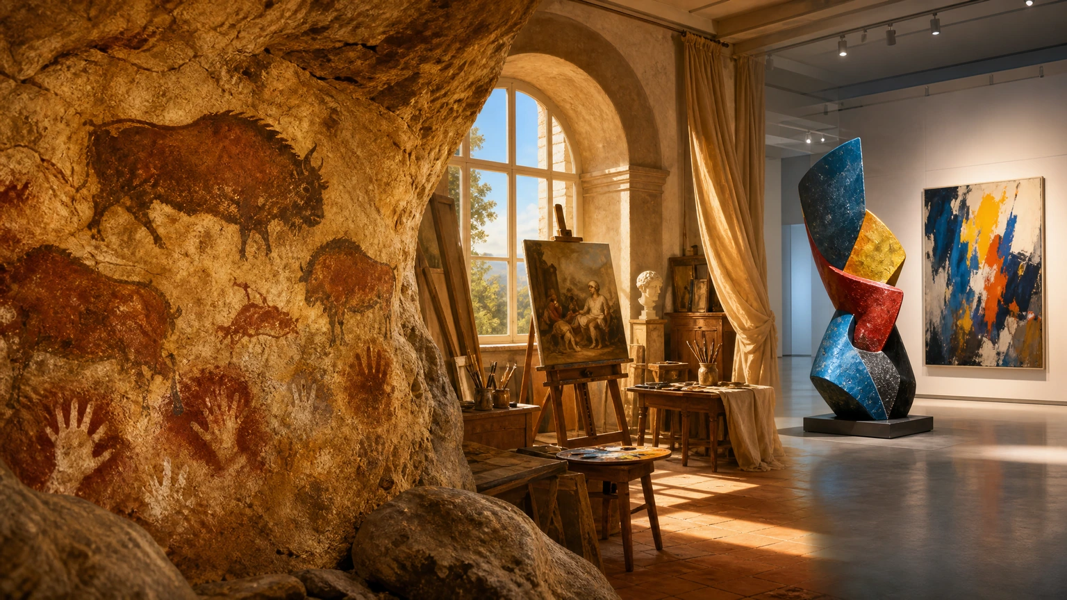 Illustration : De l’art rupestre à l’art contemporain
